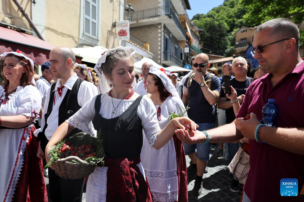2026 Nemi Strawberry Festival celebrated in Nemi, Lazio