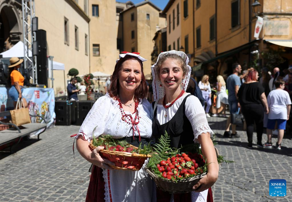 2026 Nemi Strawberry Festival celebrated in Nemi, Lazio
