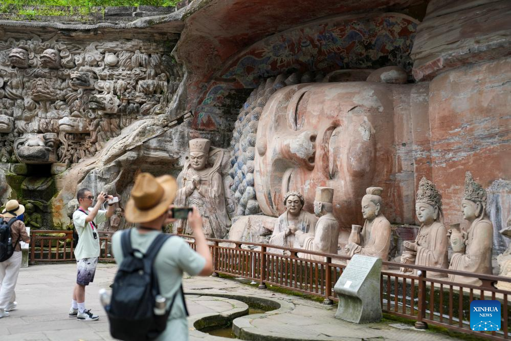 Chongqing's Dazu Rock Carvings scenic area receives over one million visitors in five months