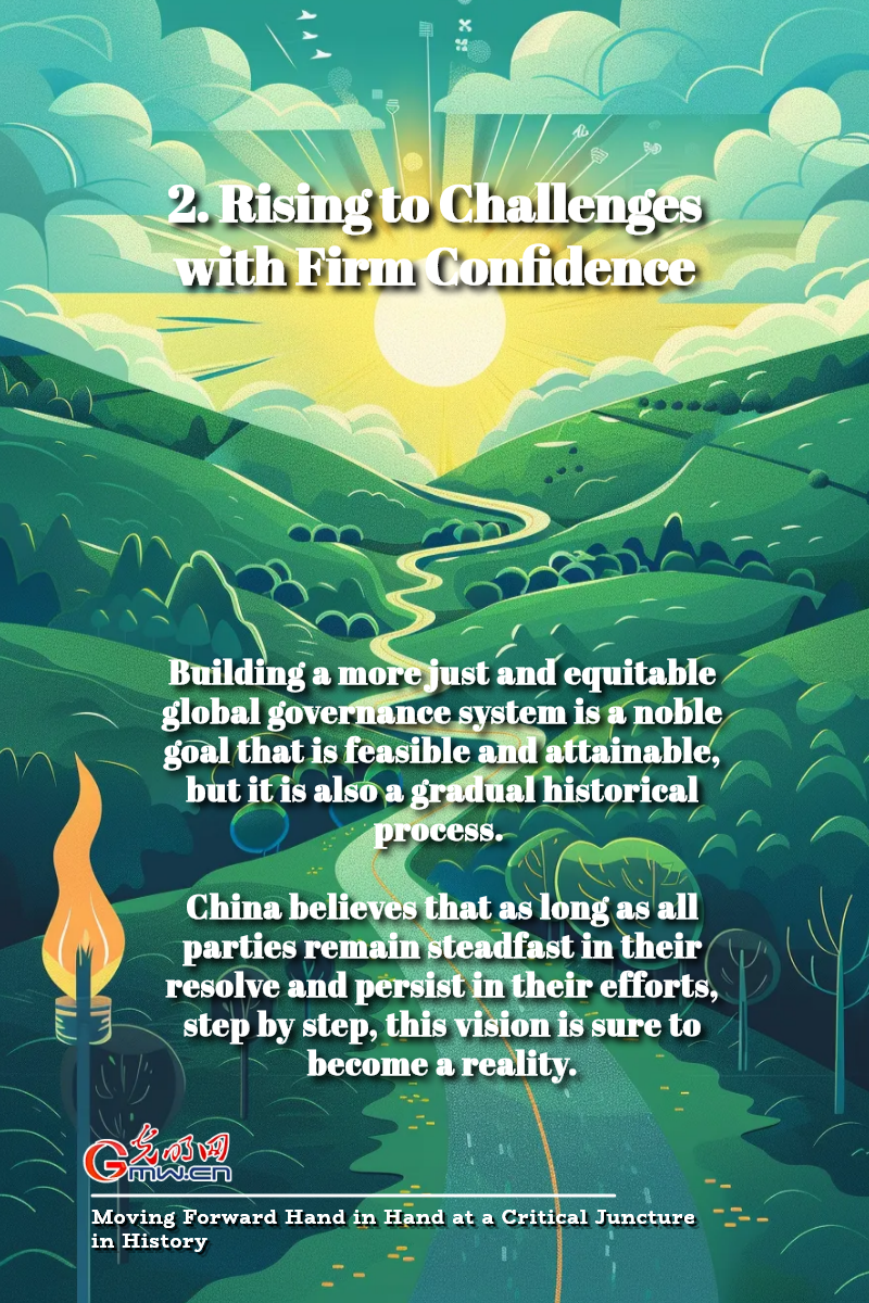 Posters: Moving forward hand in hand at a critical juncture in history