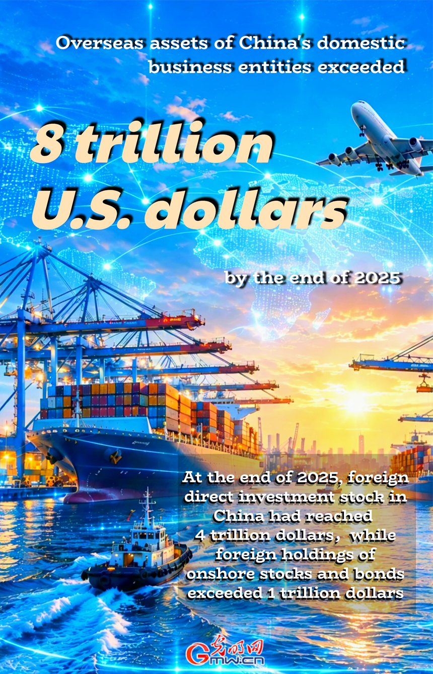 Poster: Overseas assets of Chinese business entities exceed 8 trln USD by 2025