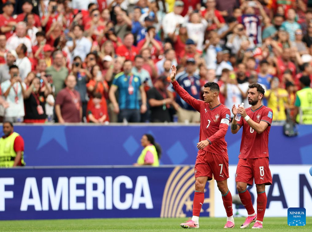 Ronaldo strikes twice as Portugal whitewashes Uzbekistan in Group K