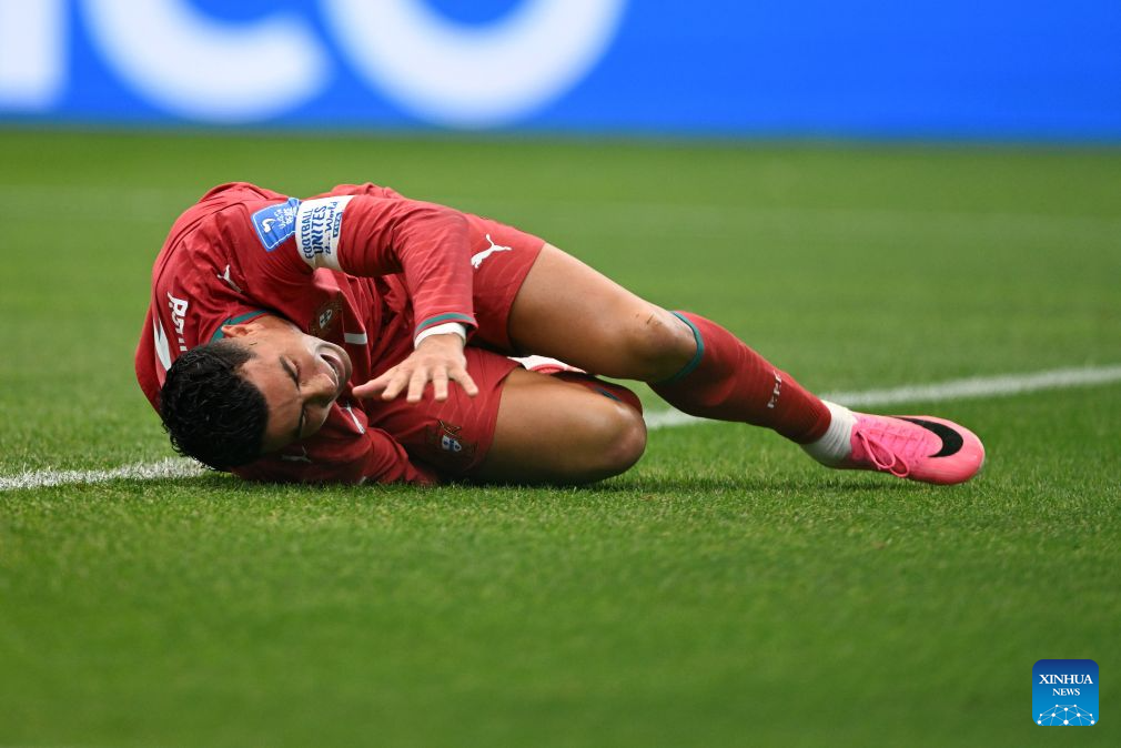 Ronaldo strikes twice as Portugal whitewashes Uzbekistan in Group K