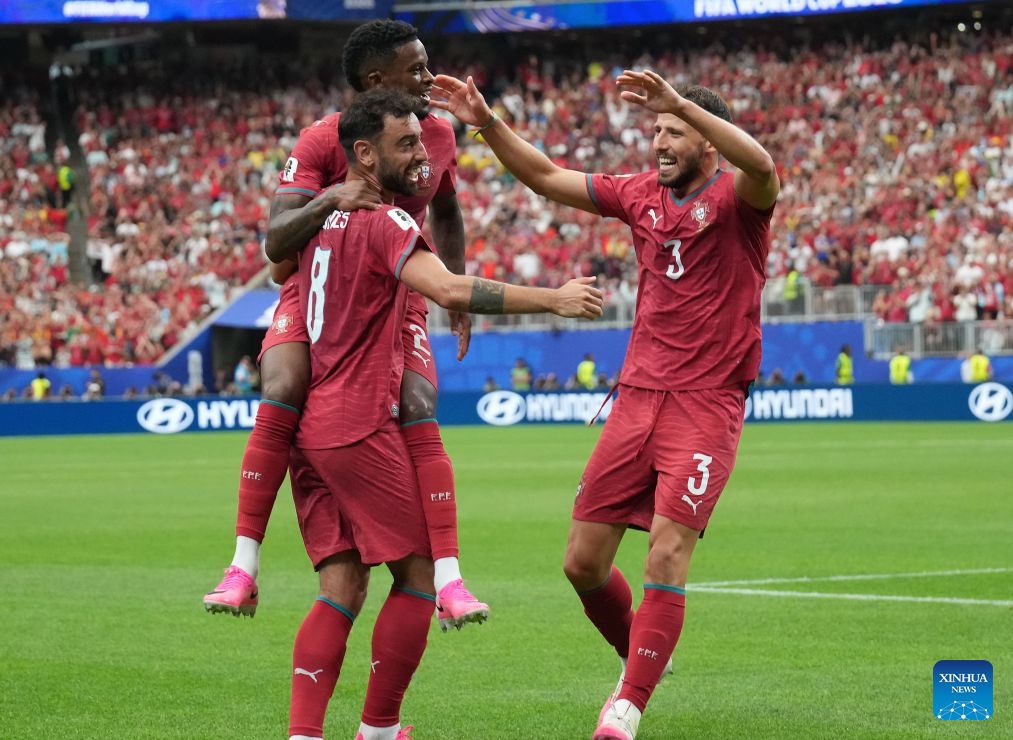 Ronaldo strikes twice as Portugal whitewashes Uzbekistan in Group K