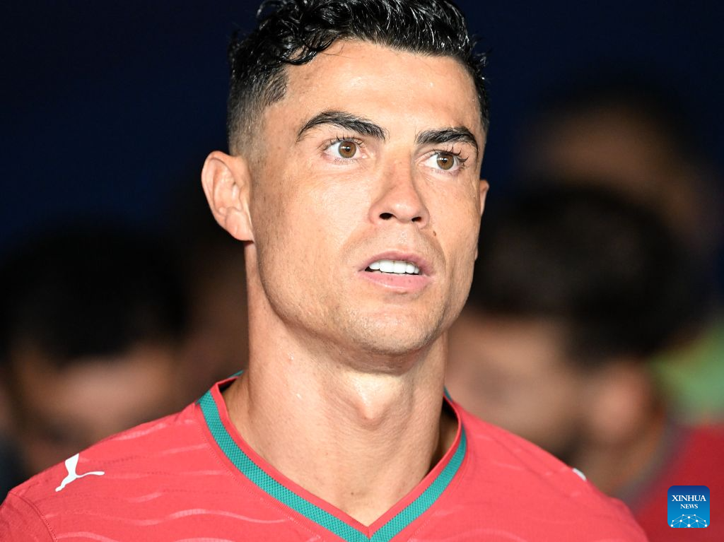 Ronaldo strikes twice as Portugal whitewashes Uzbekistan in Group K