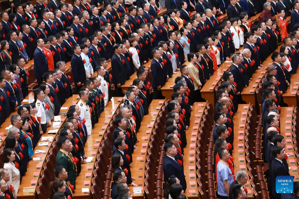 China holds gathering marking 105th founding anniversary of CPC