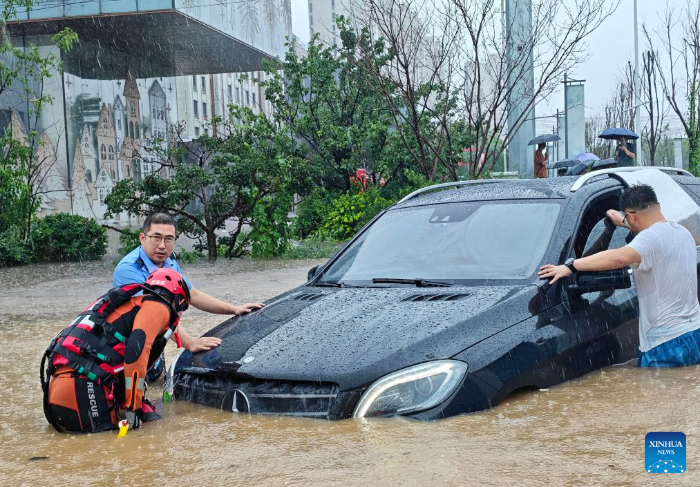 Typhoon Bavi brings heavy rain, flood alerts to north China