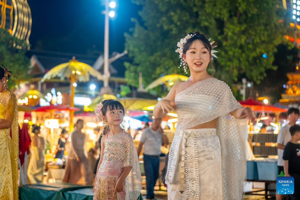 Night market of Xishuangbanna sees surge in visitor arrivals during summer peak tourism season