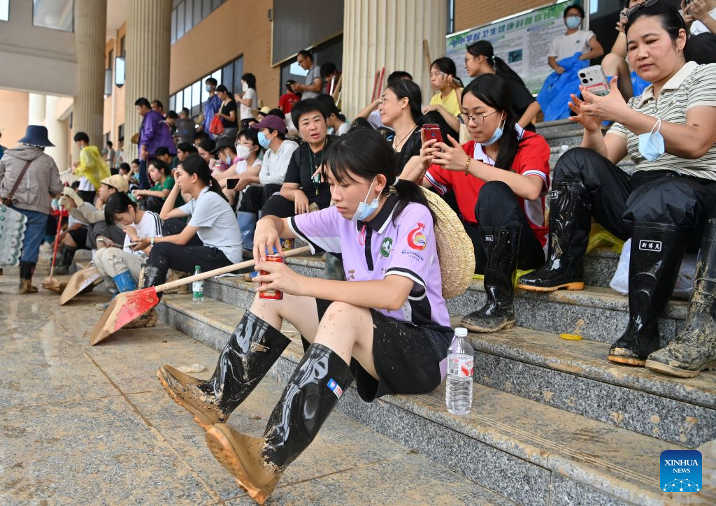 Flood relief and recovery efforts underway in south China's Guangxi