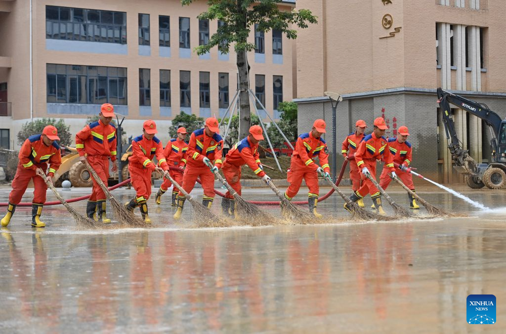 Flood relief and recovery efforts underway in south China's Guangxi