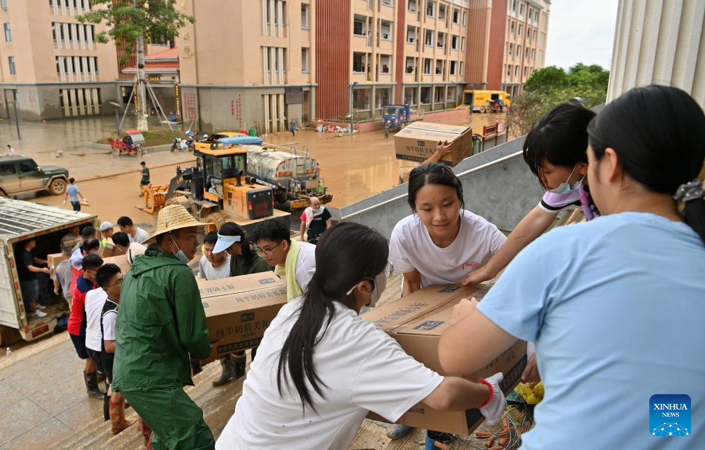 Flood relief and recovery efforts underway in south China's Guangxi
