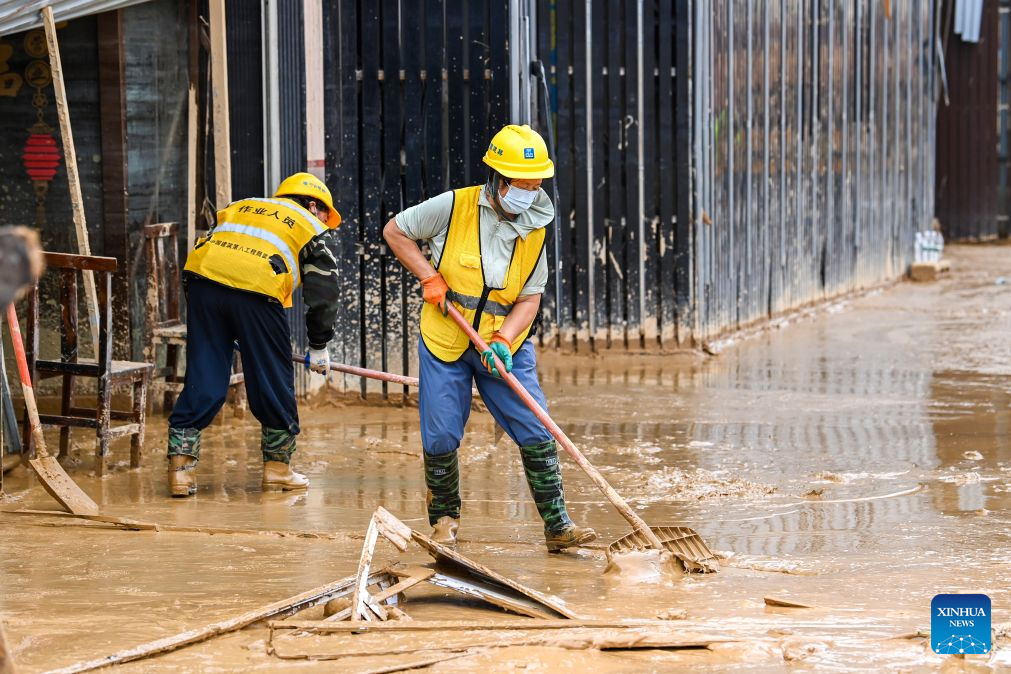 Flood relief and recovery efforts underway in south China's Guangxi