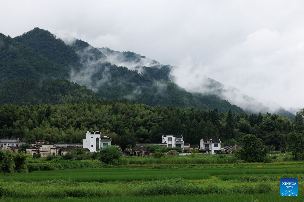Scenery of Shi Ting Village in E China's Anhui