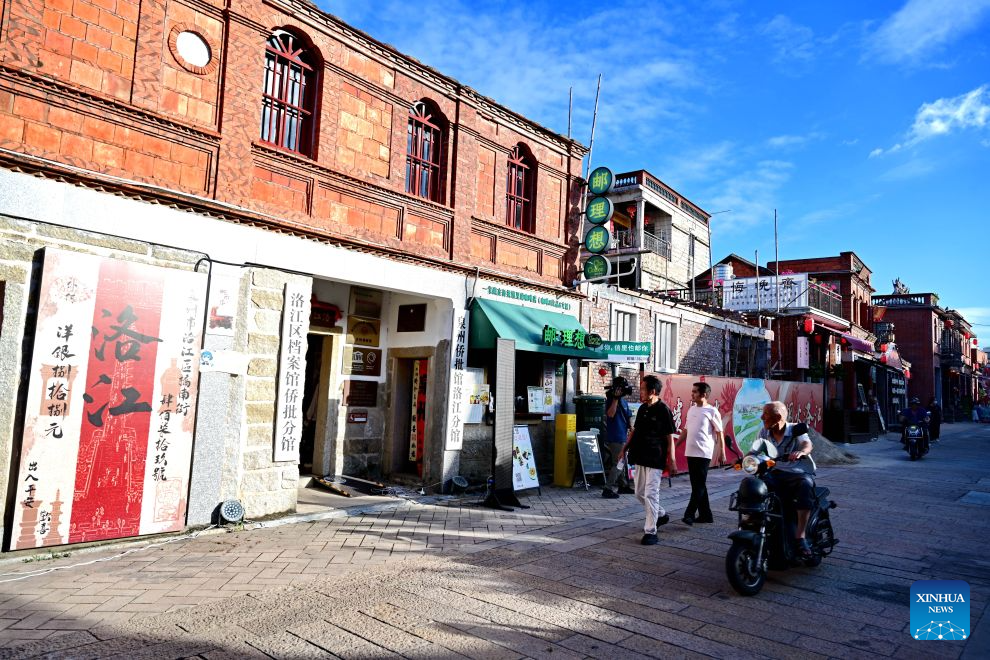 View of Qiaonan ancient street in Quanzhou, China's Fujian