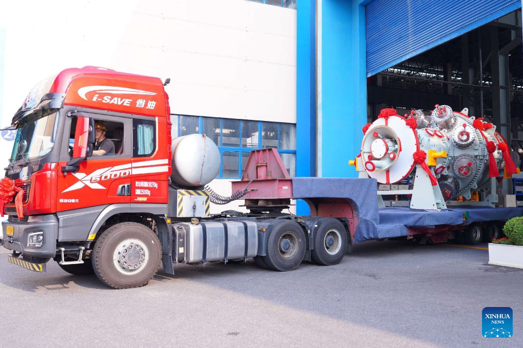 China exports first homegrown F-class heavy-duty gas turbine