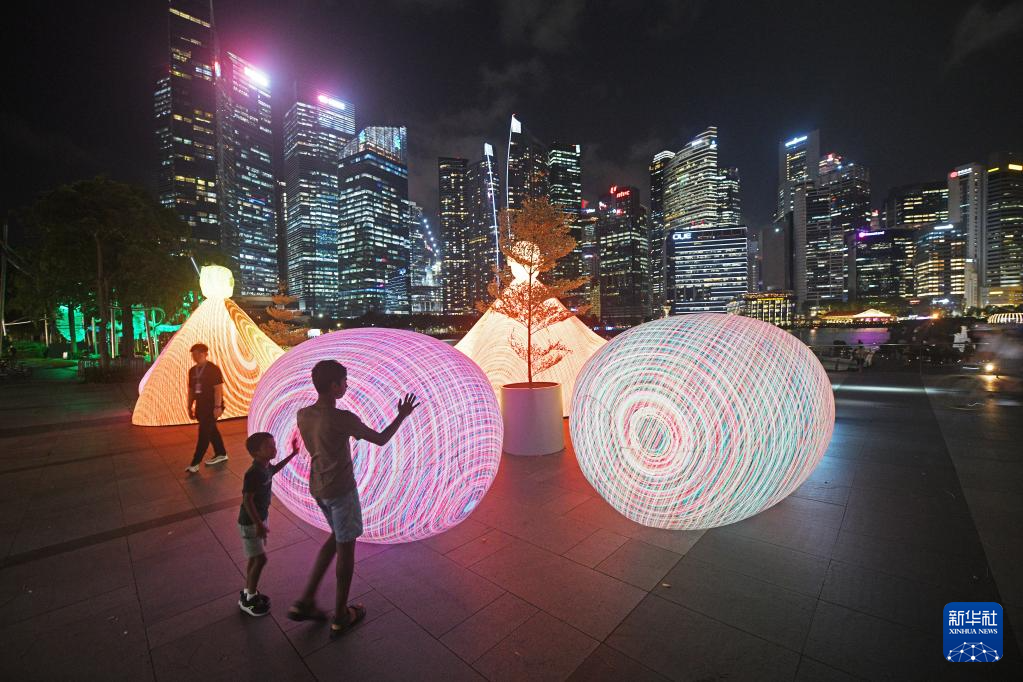 新加坡：灯光艺术展