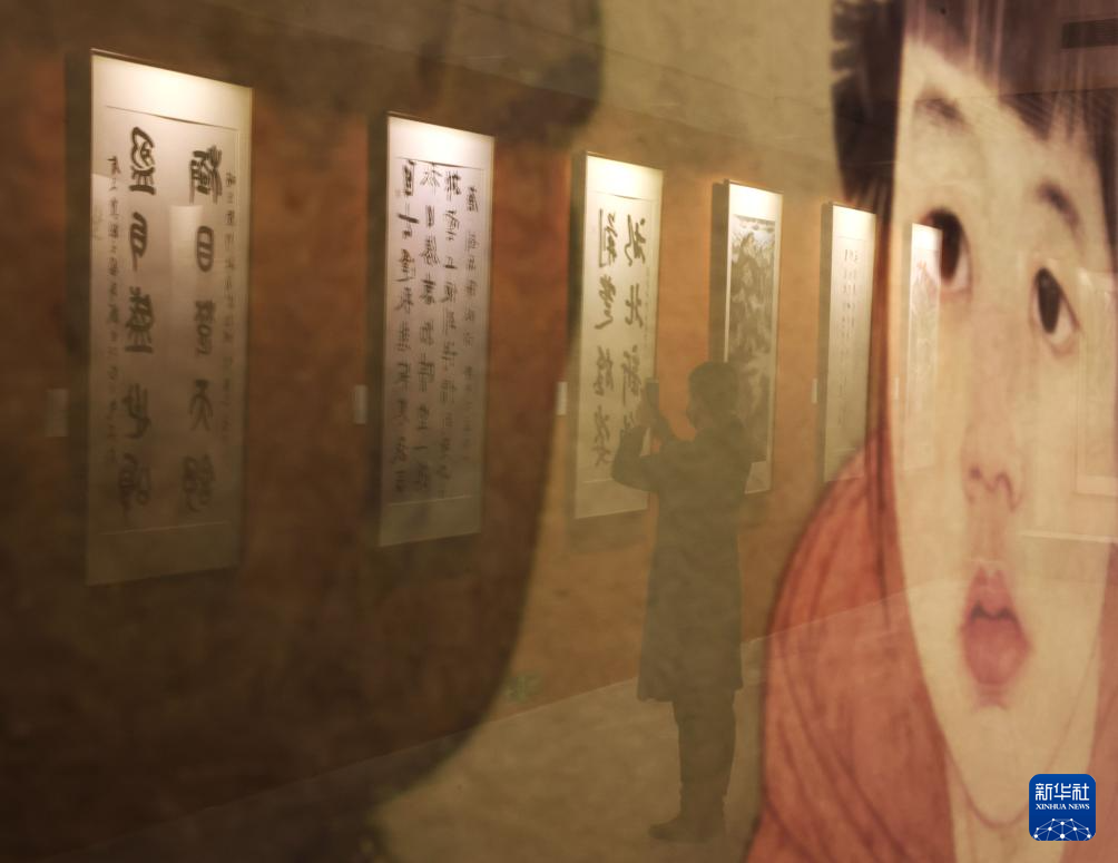 湖北书画名家作品晋京展在国家典籍博物馆开展