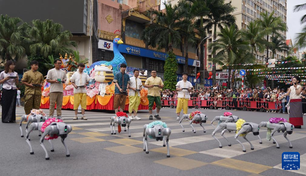 云南景洪：文化大游演 喜庆傣历新年